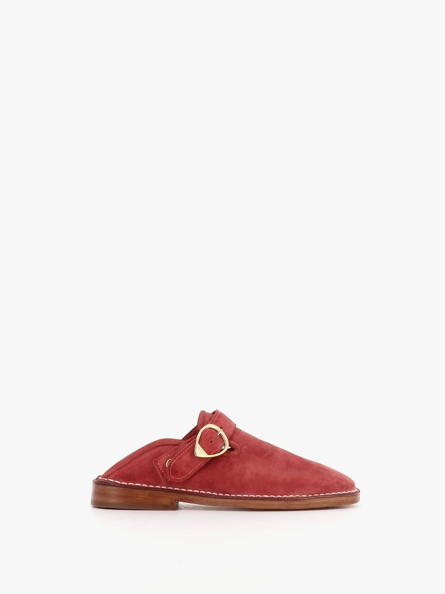 Socque Paris - Lucca Rose - Slipper mule sabot convertible en daim rose