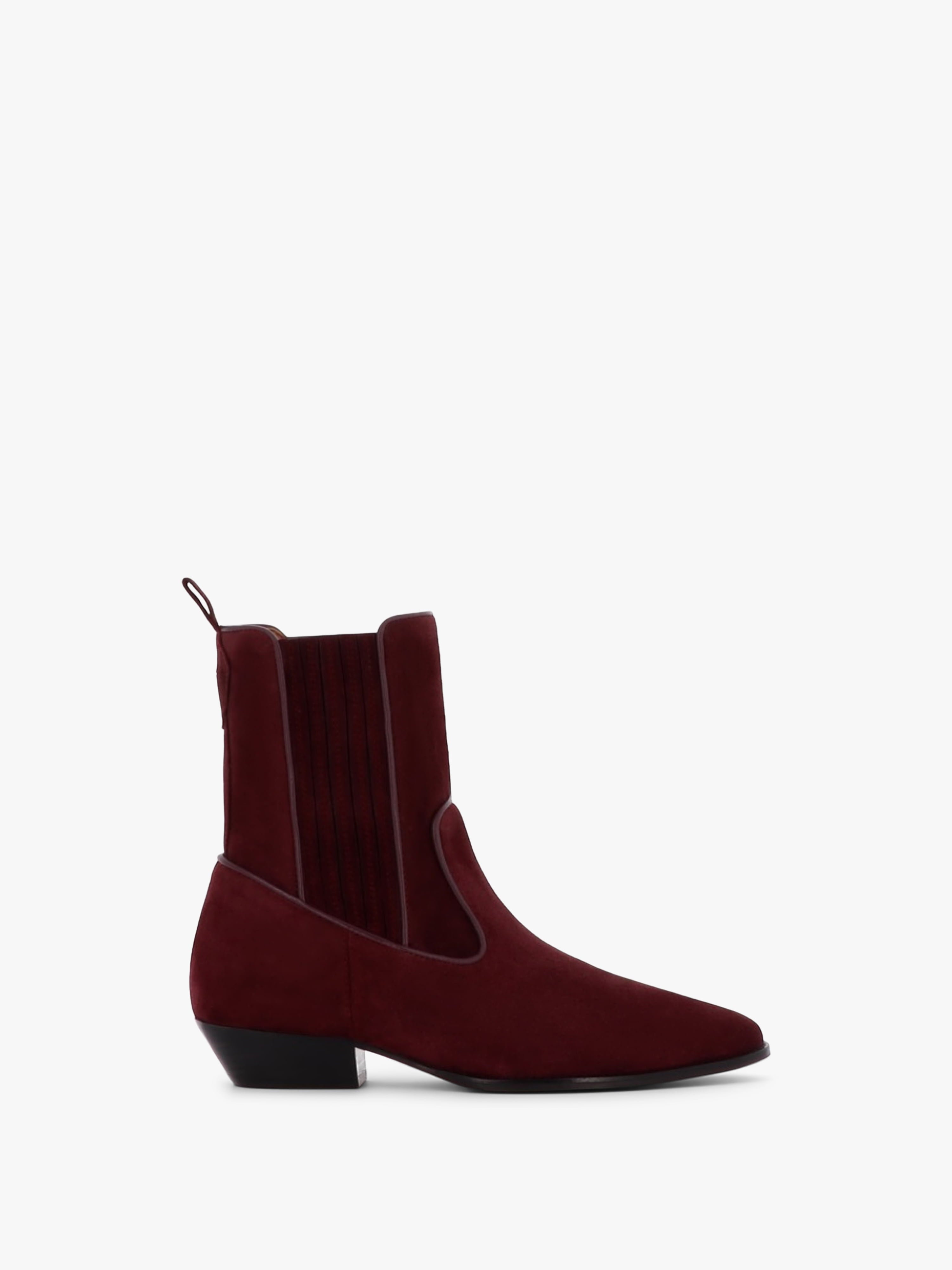 Socque-Abbey-Prune-Bottines-Santiag-Violet-Nubuck-Cuir-Profil