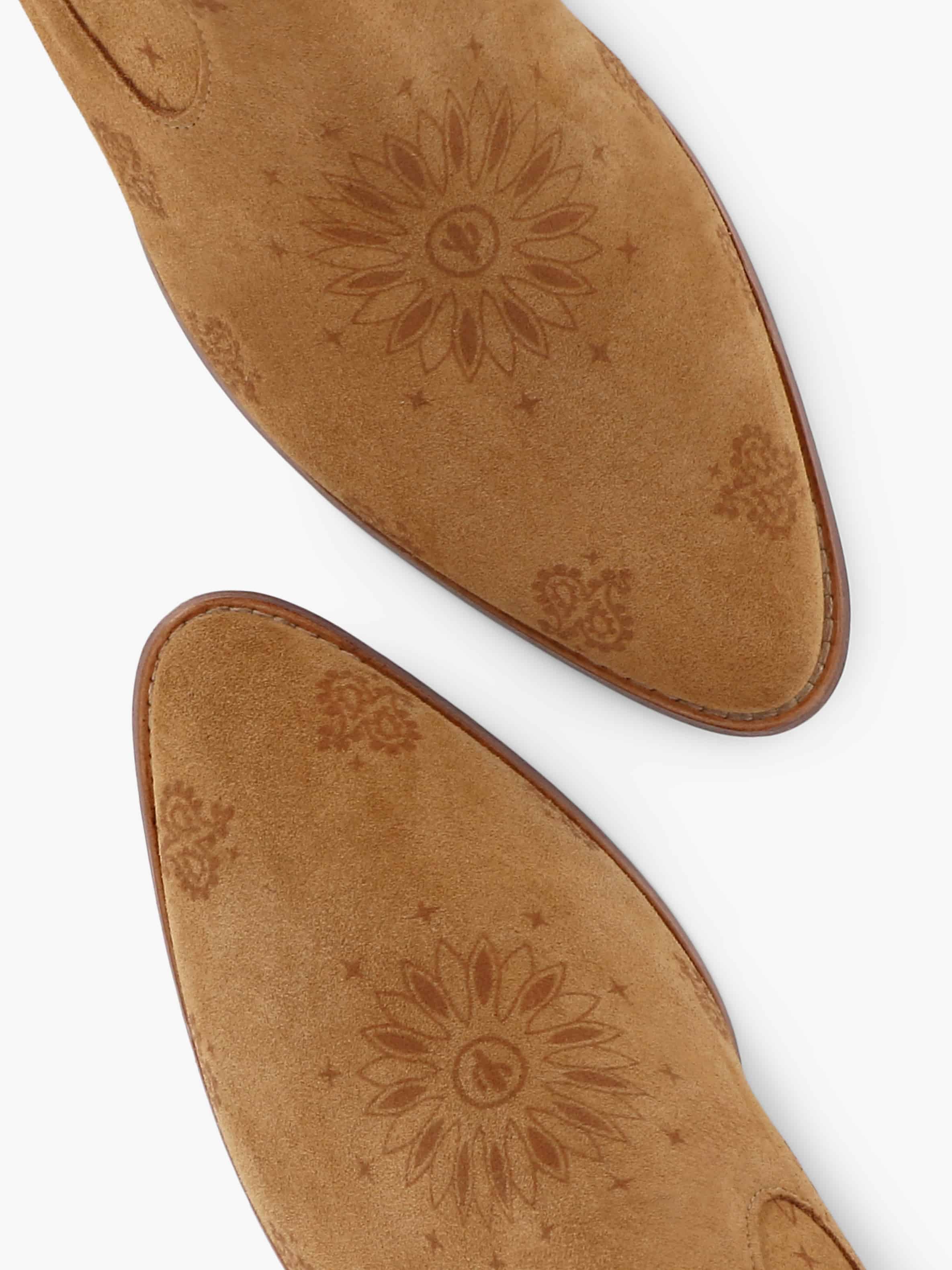 Socque-Arizona-Love-Bottine-Abbey-Daim-Camel-Top-Detail