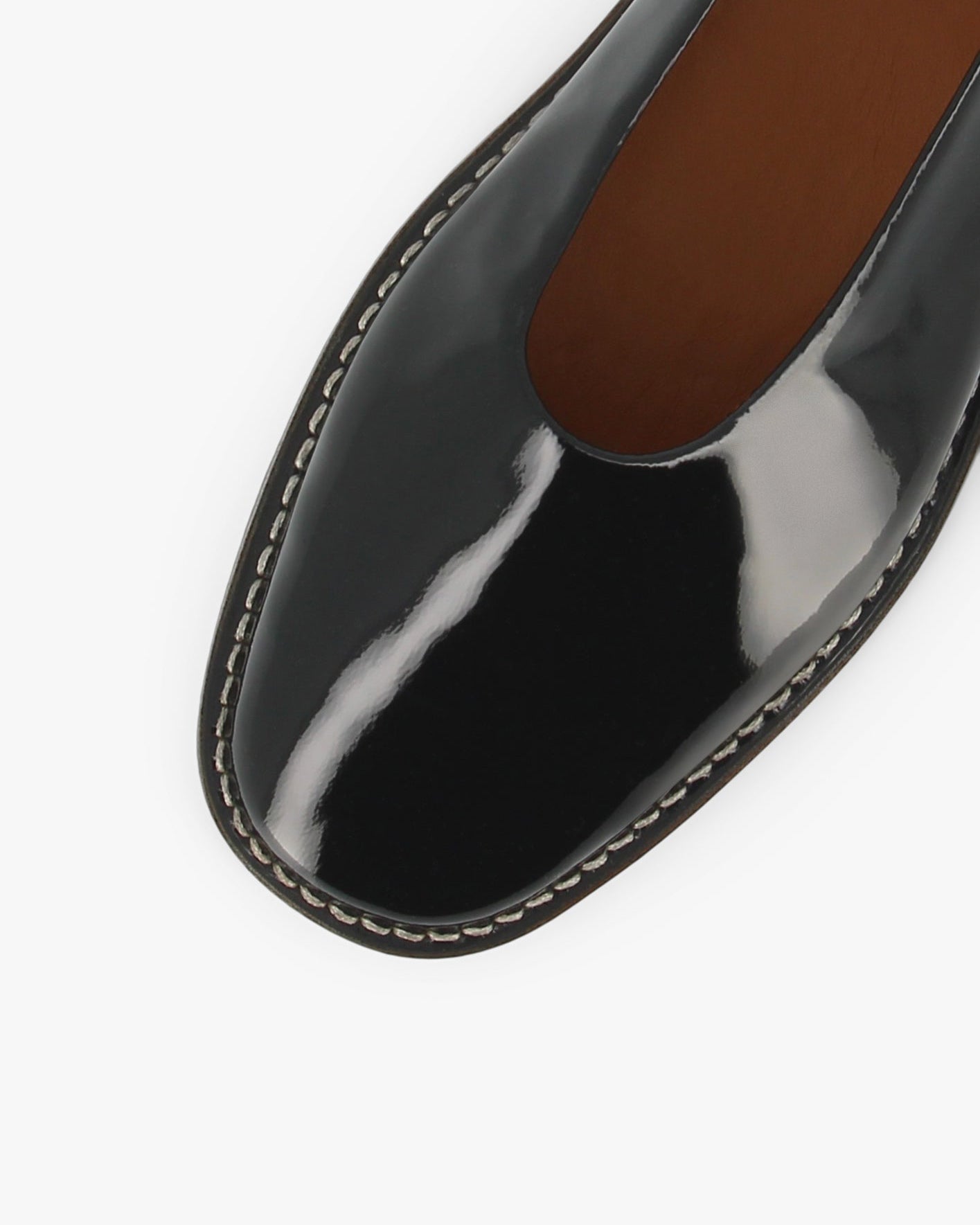 Socque-Ballerine-Etche-noir-cuir-vernis-top