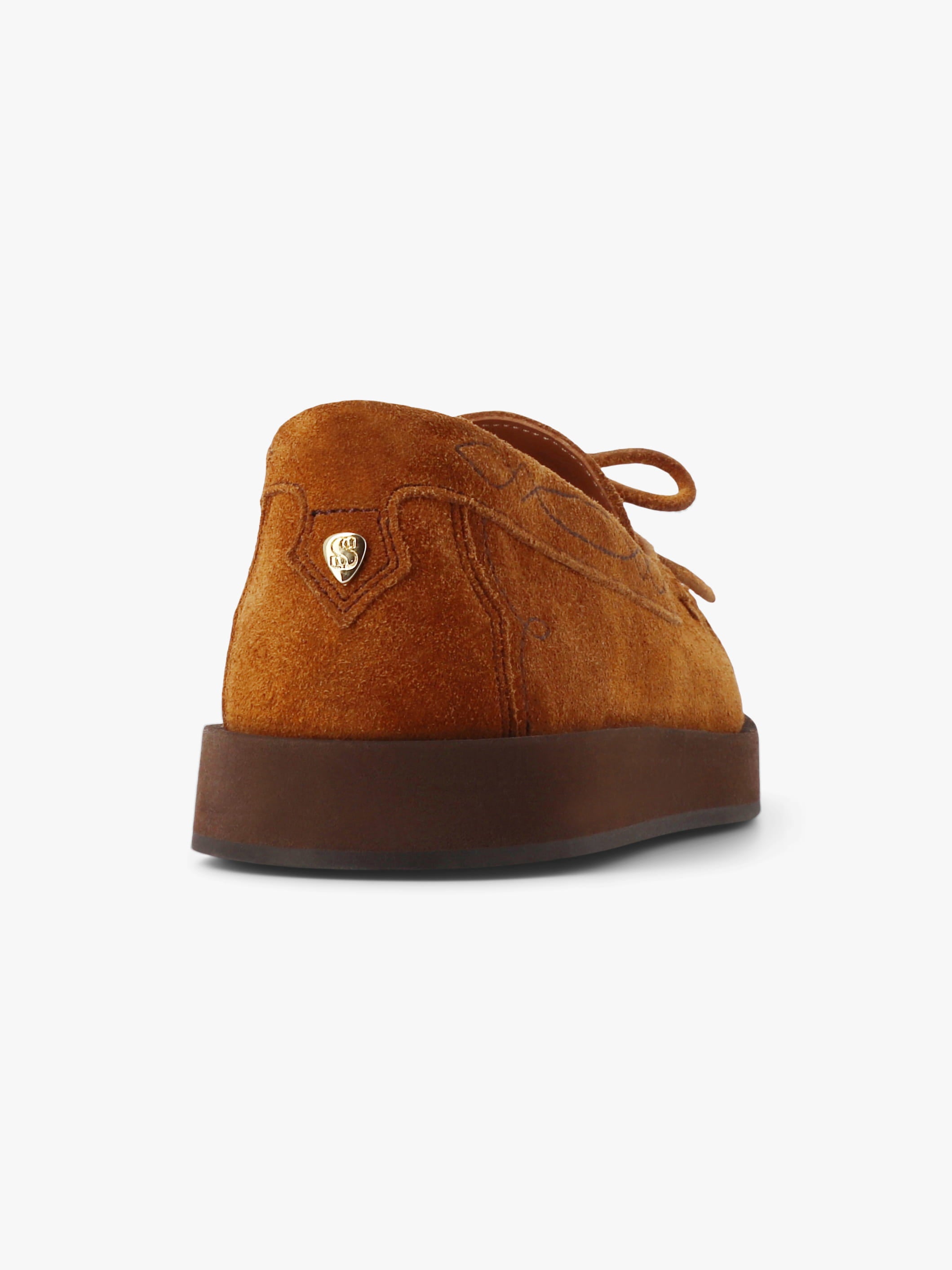 Socque-Mocassin-Indien-Totem-Daim-Camel-Back