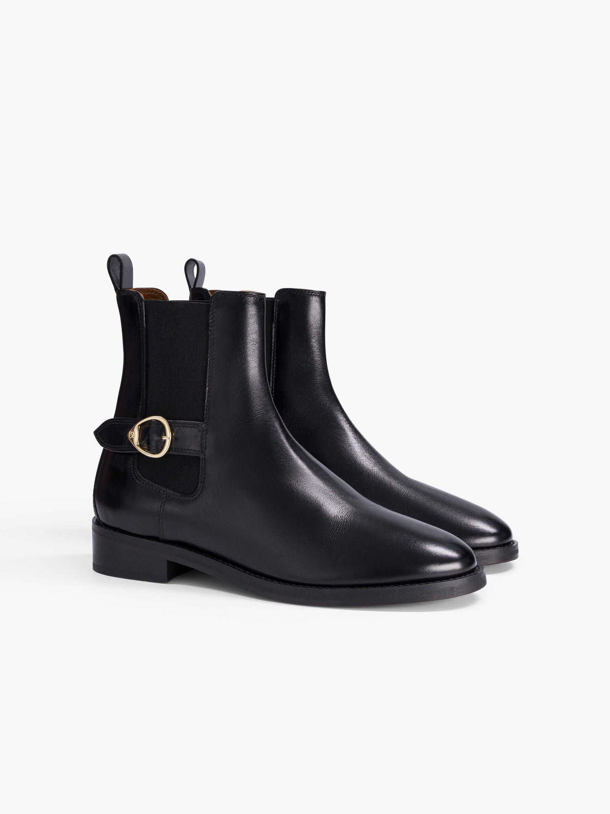 Socque-Paris-Bottine-Chelsea-Camden-Cuir-Noir-Profil