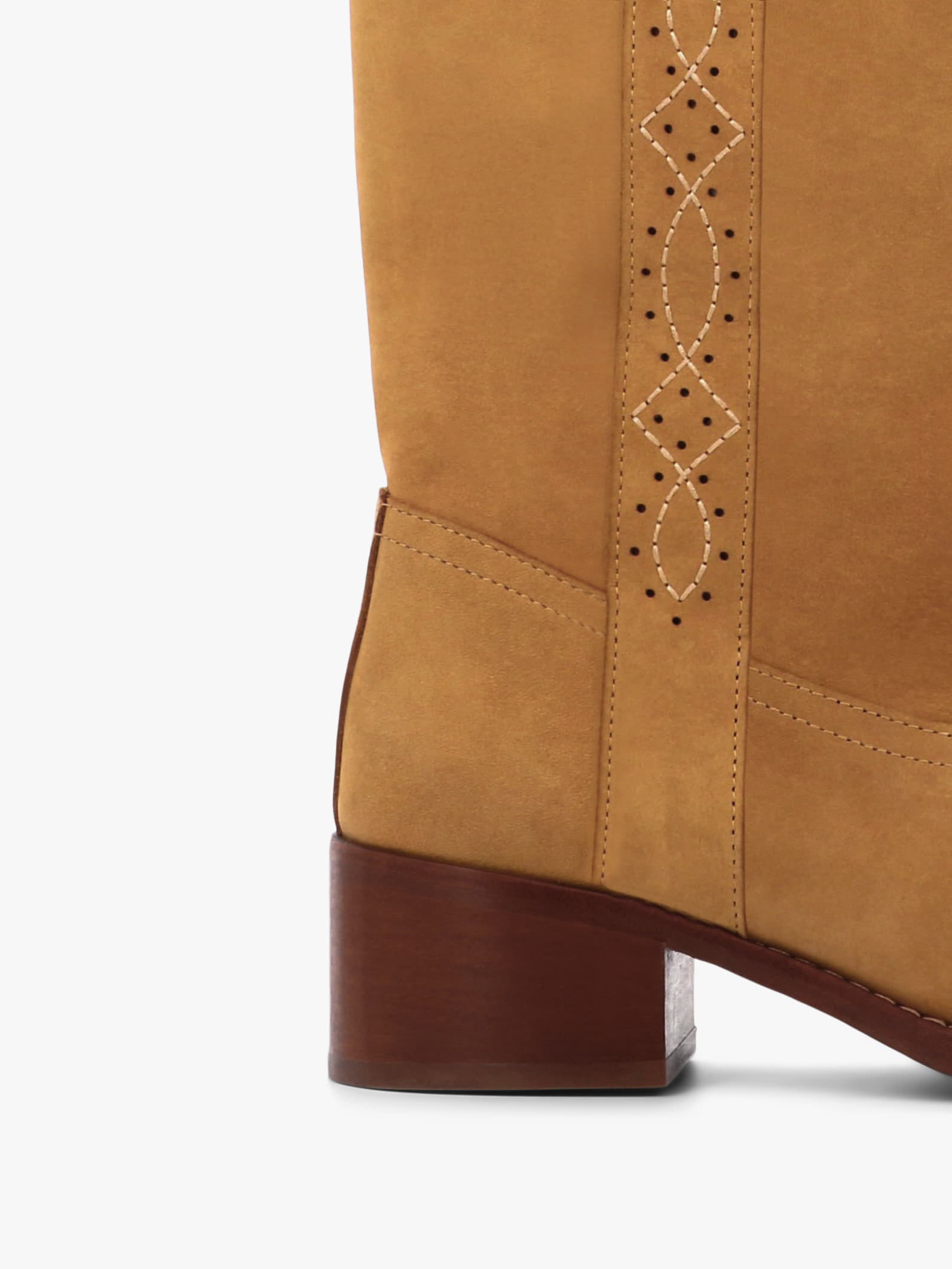 Socque-Paris-Dune-Daim-Sable-Bottine-Camarguaise-Talon-Profil-Detail