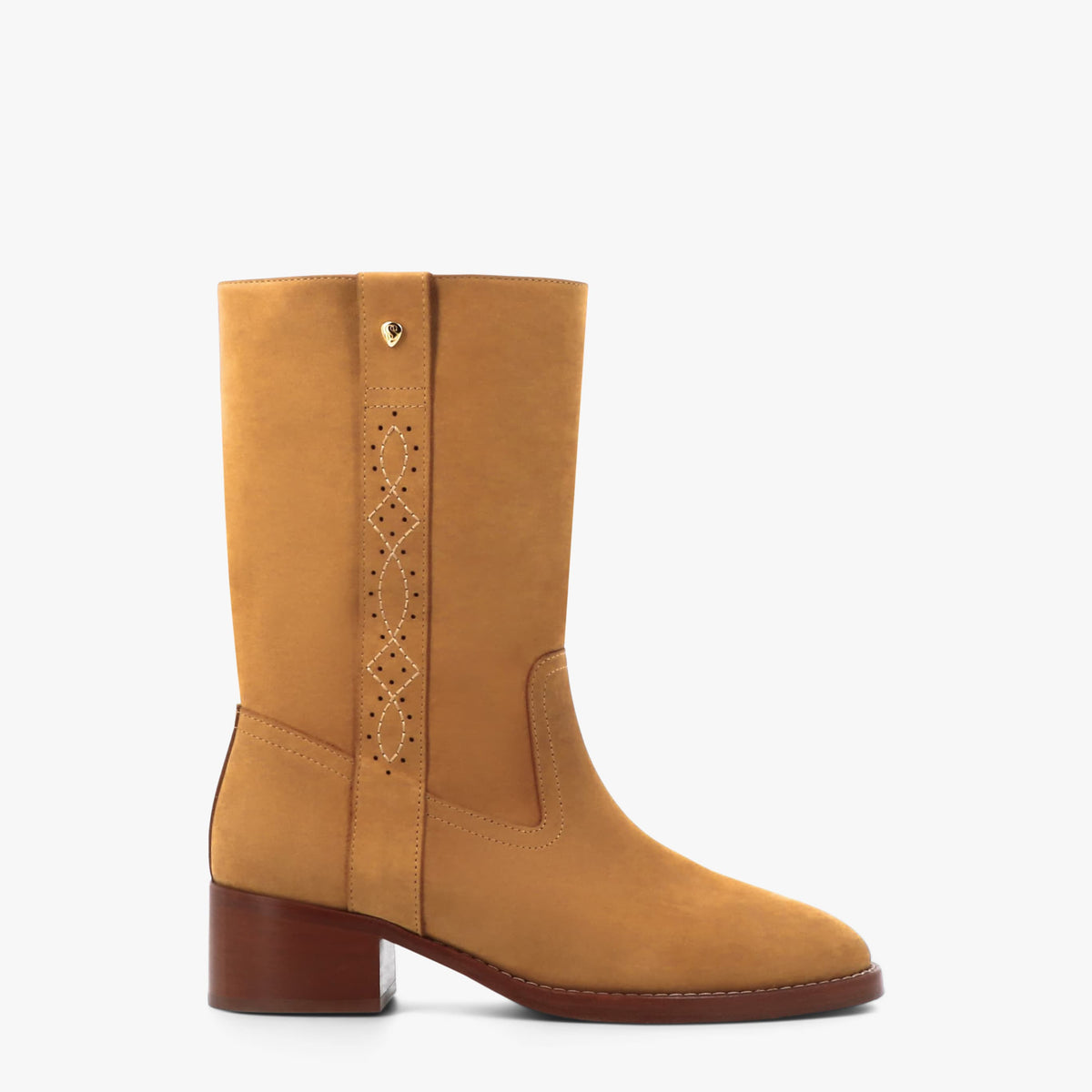 Bottine Dune Cuir Sable – Socque Paris - Main Image