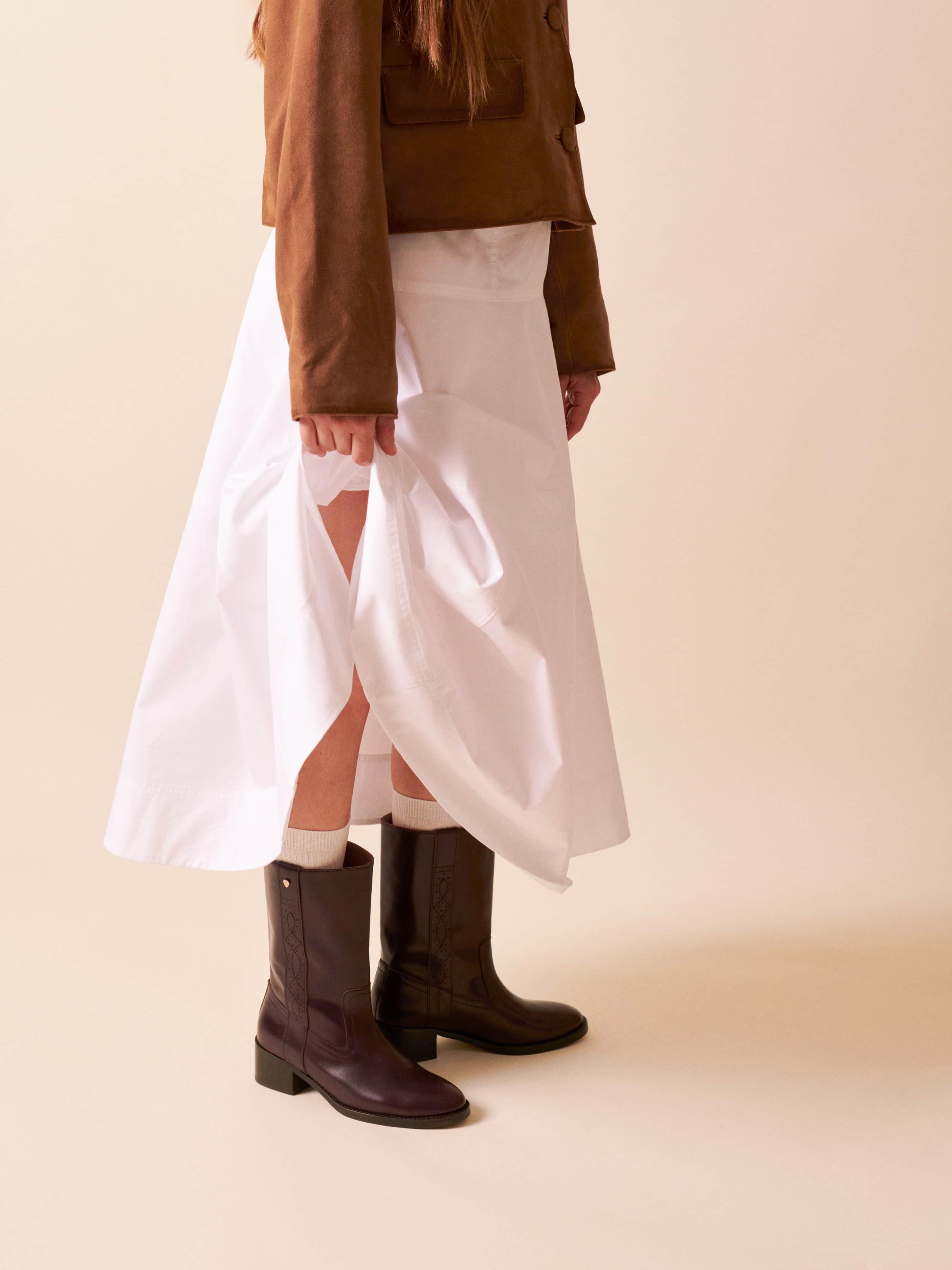 Socque-Paris-Dune-Marron-Bottine-Camarguaise-Talon-Portee