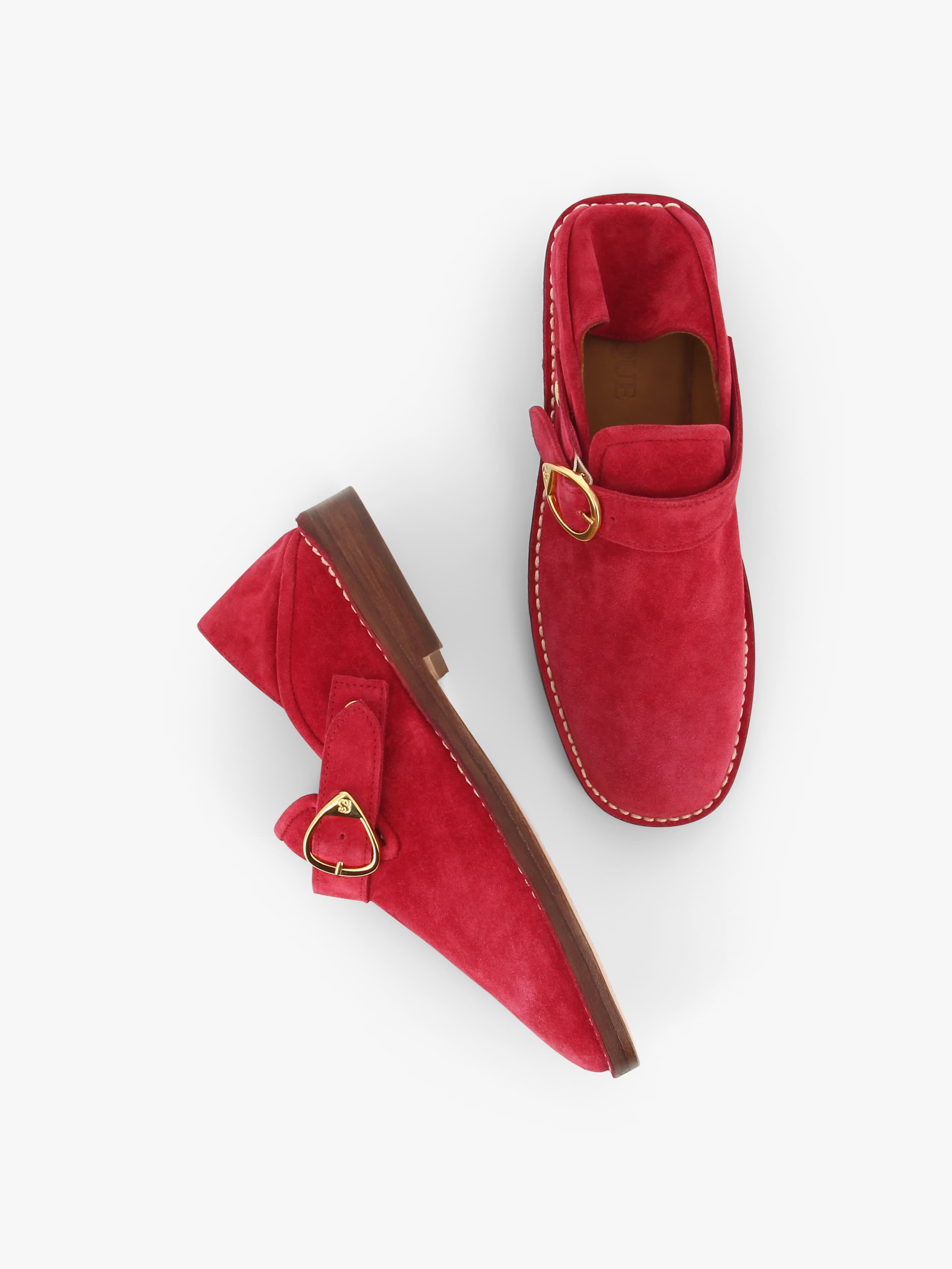 Socque-Paris-Mule-Lucca-Framboise-Profil-Side