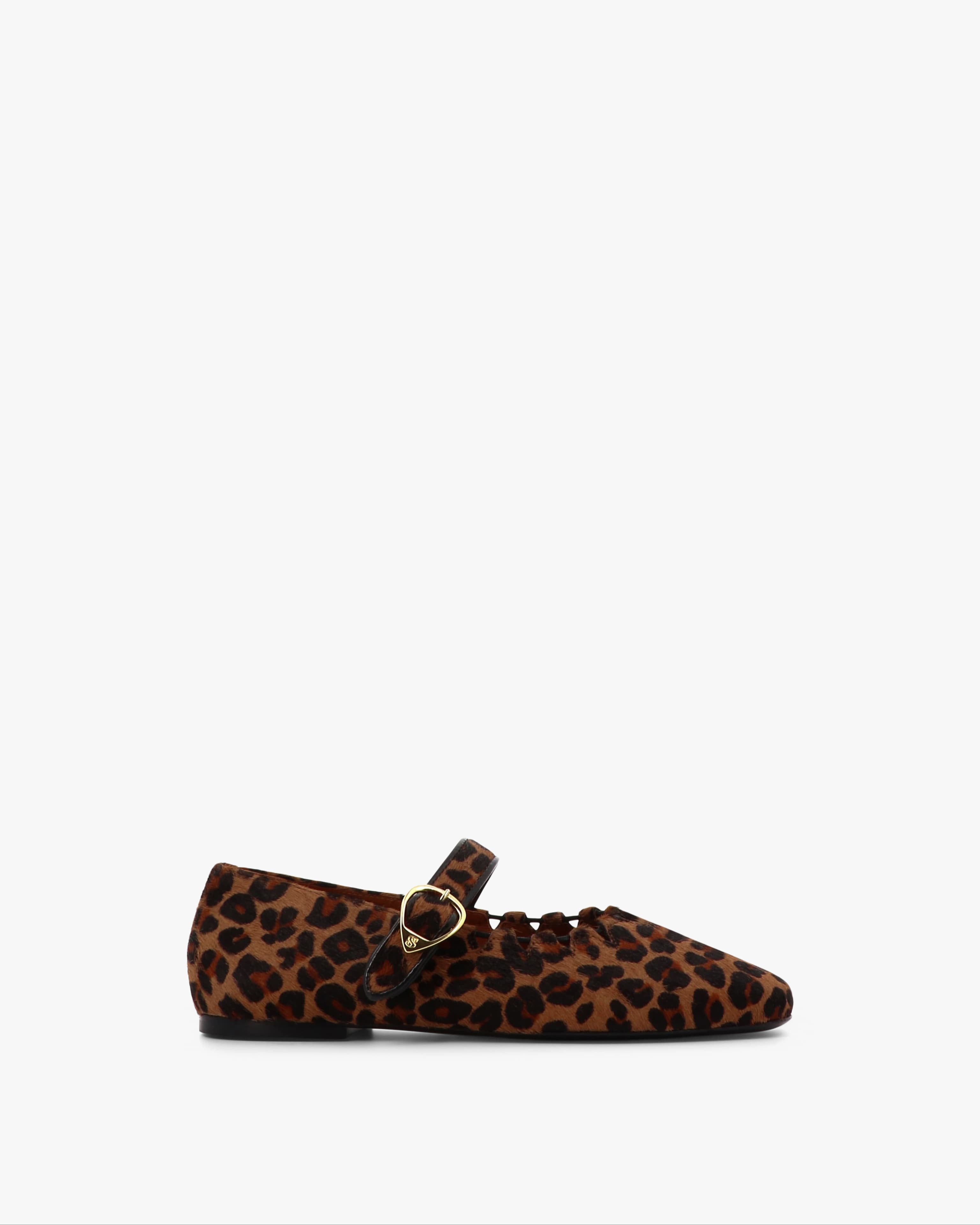 Socque-ballerine-plate-Ginger-leopard-profil