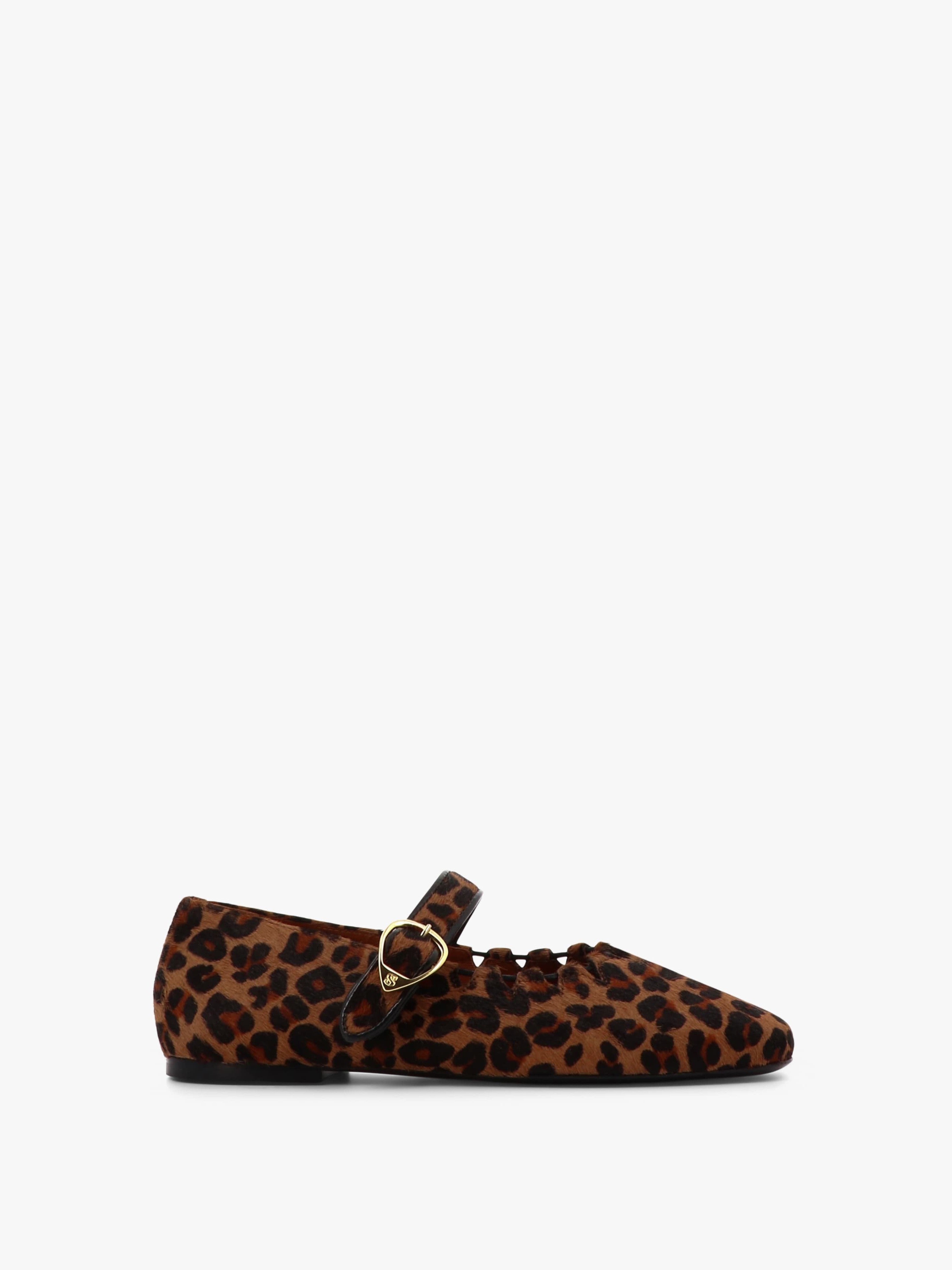 Socque-ballerine-plate-Ginger-leopard-profil