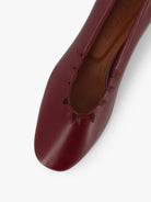 Ballerine-escarpin-a-talon-cuir-nappa-bordeaux-vue-top