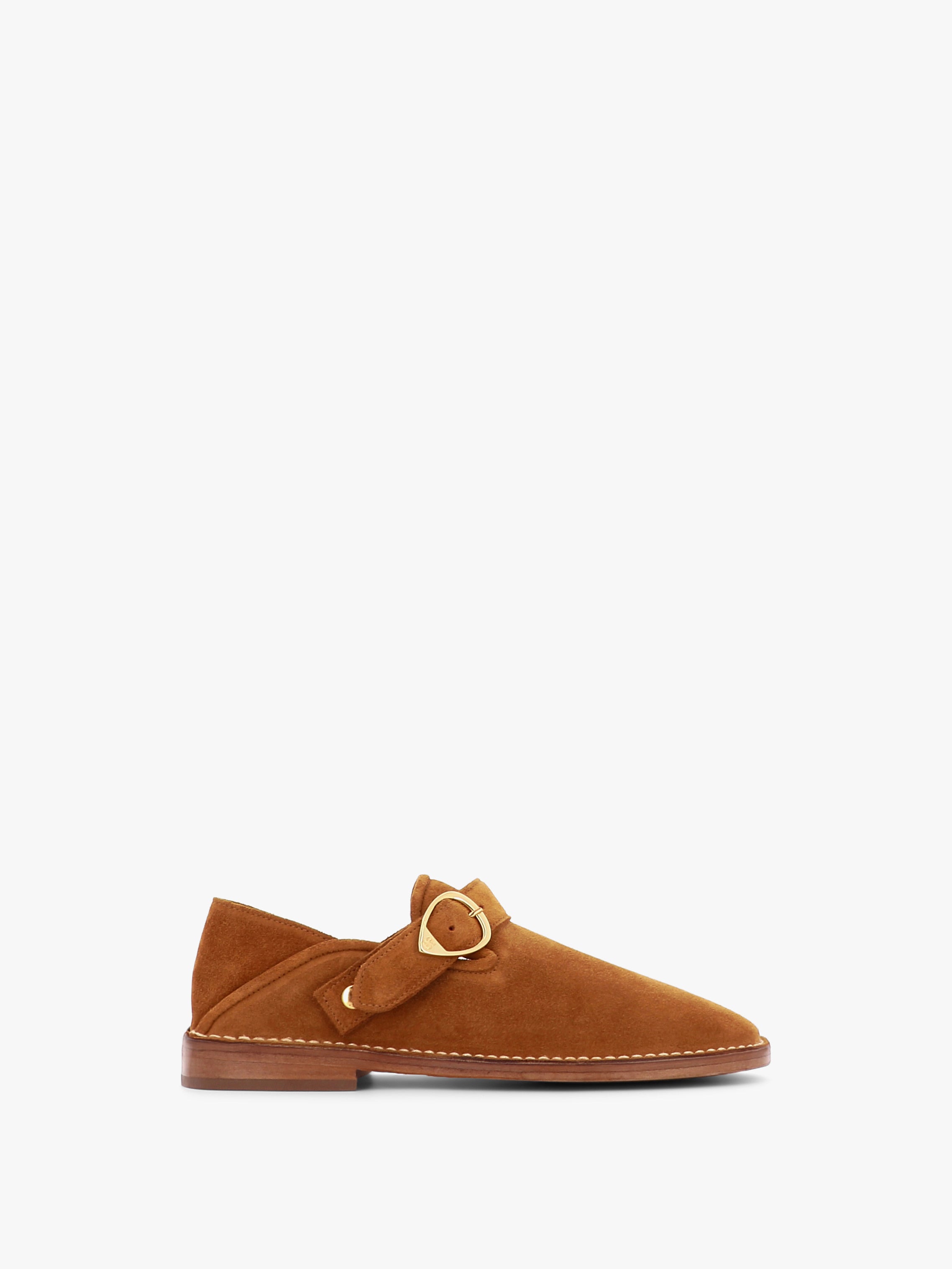 Socque Paris - Lucca Camel - Slipper mule sabot convertible en daim camel