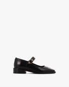 Socque-Ballerine-Maryjane-Dolly-Cuir-Polido-Noir-profil