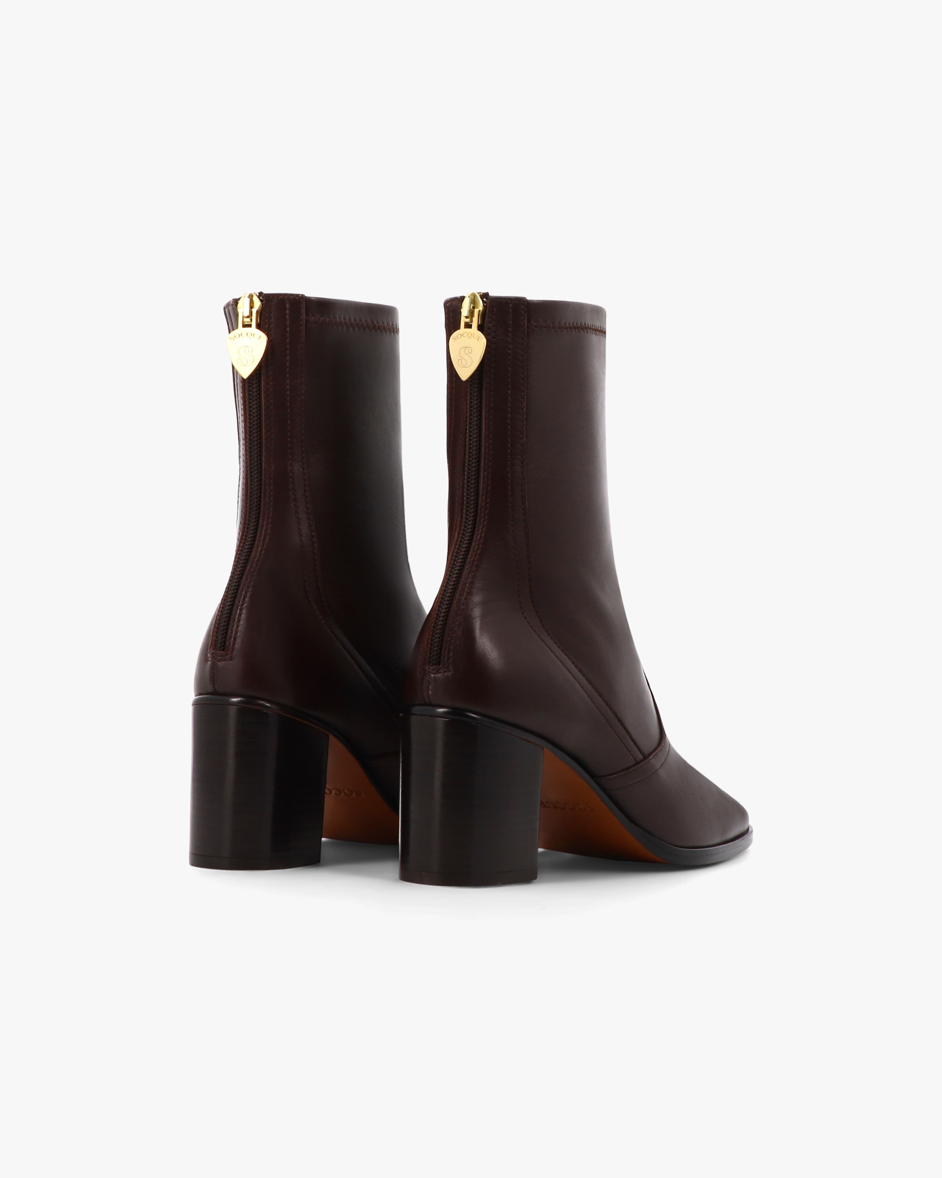 Socque-Cliff-bottine-cuir-marron-talon-back