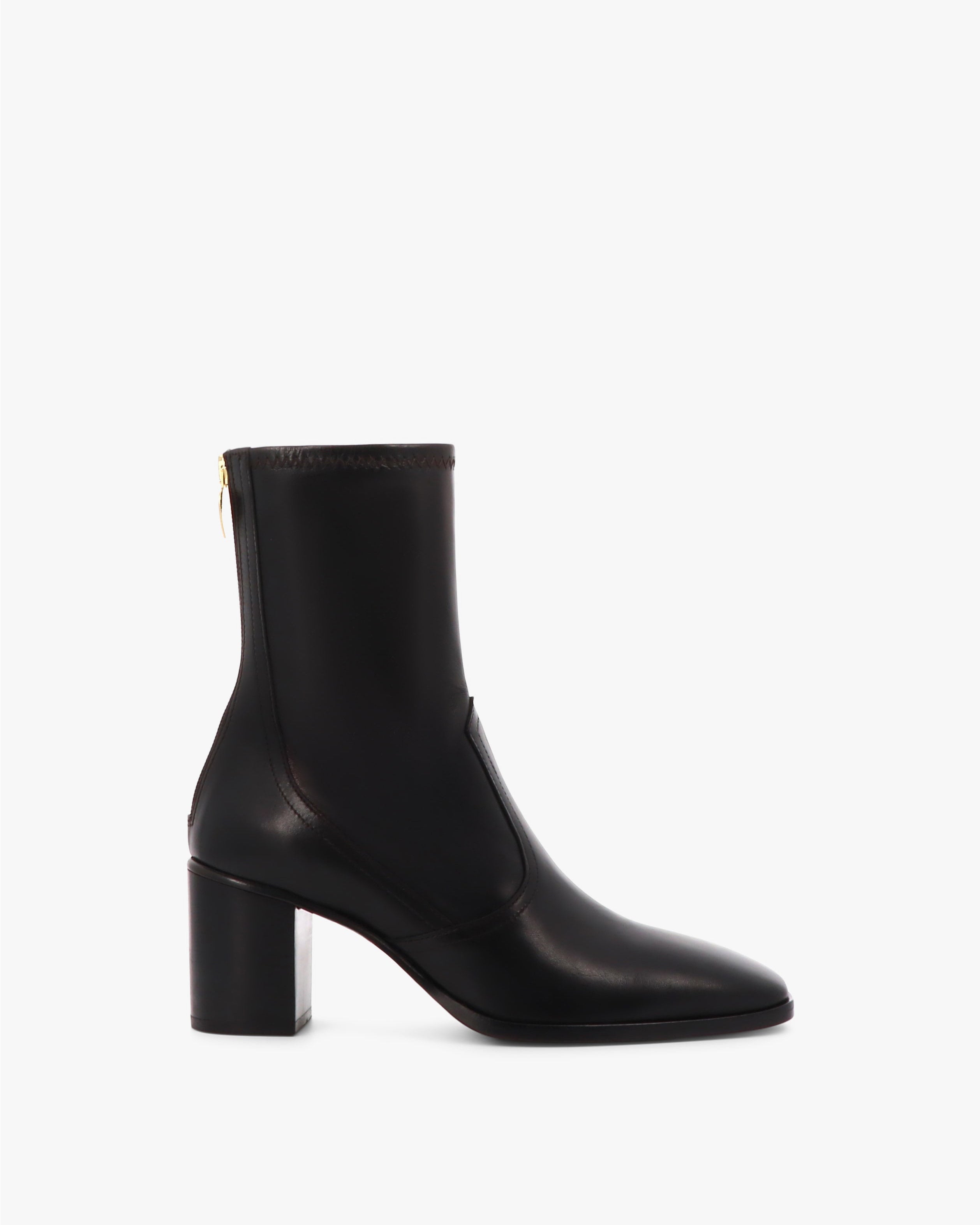Socque-Cliff-bottine-cuir-noir-talon-profil