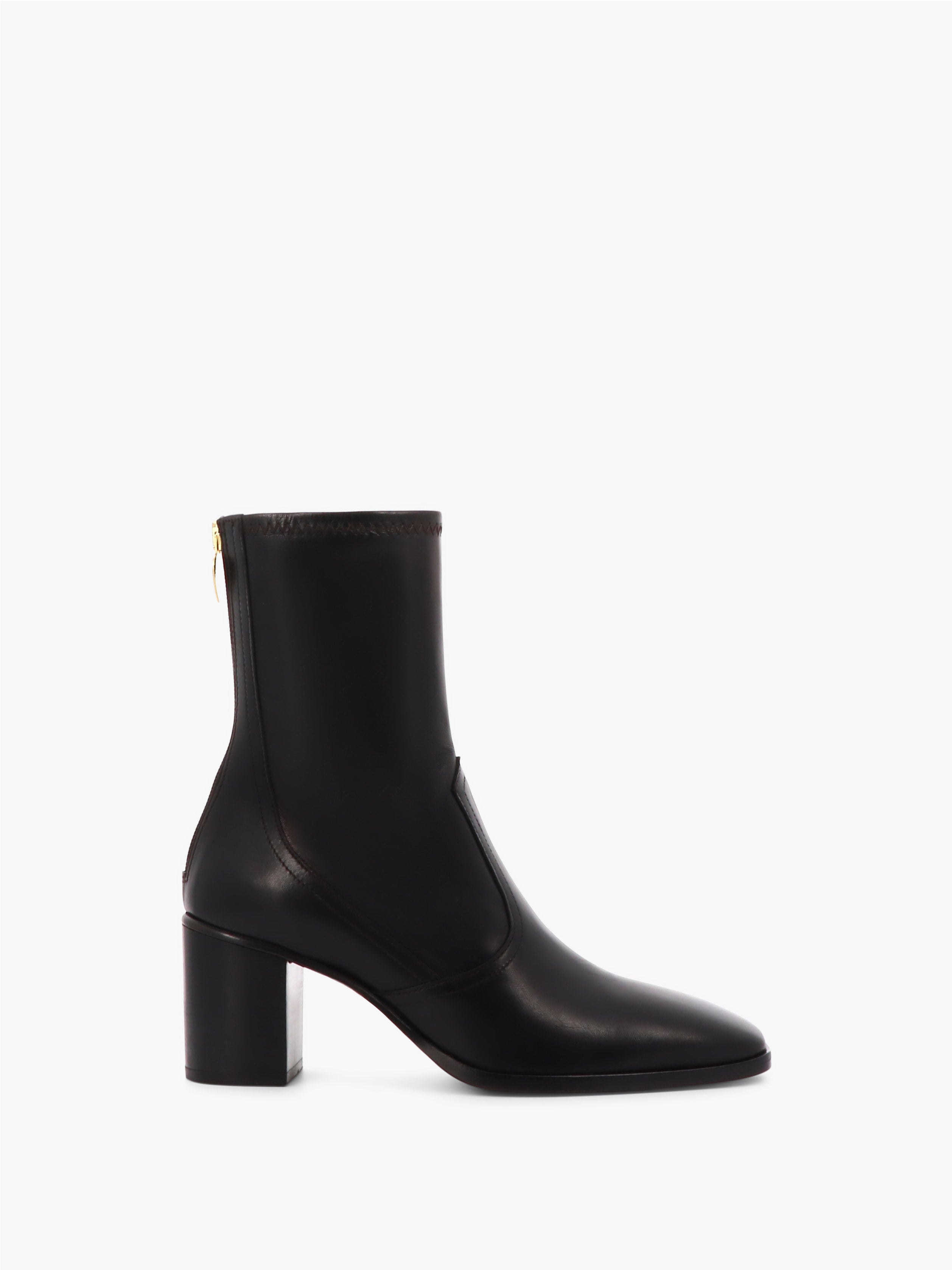 Socque-Cliff-bottine-cuir-noir-talon-profil