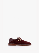Socque Paris - Lucca Prune - Slipper mule sabot convertible en daim prune