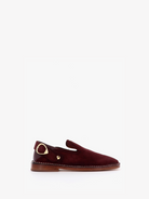 Socque Paris - Lucca Prune - Slipper mule sabot convertible en daim prune
