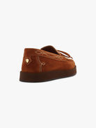 Socque-Mocassin-Indien-Totem-Daim-Camel-Creme-Back
