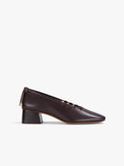 Socque-Paris-Ballerine-Escarpin-Moune-Cuir-Chocolat-Profil