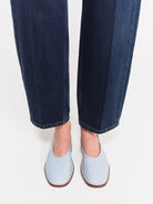 Socque-Paris-Ballerine-Etche-Vernis-Ciel-Porte