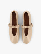 Socque-Paris-Ballerine-June-Cuir-Biscuit-Top