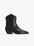 Socque-Paris-Boots-Bottine-Jackson-Cuir-Noir-Profil