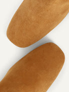 Socque-Paris-Botte-Haute-Talon-Cuir-Camel-Detail