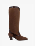 Socque-Paris-Botte-Santiag-Dakota-Marron-Noisette-Profil