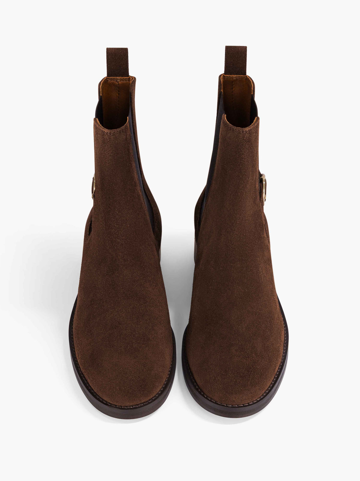 Socque-Paris-Bottine-Chelsea-Camden-Daim-Chocolat-Top