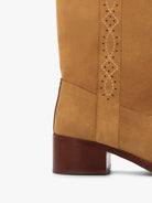 Socque-Paris-Dune-Daim-Sable-Bottine-Camarguaise-Talon-Profil-Detail