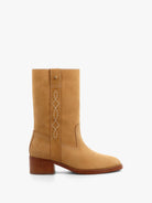 Socque-Paris-Dune-Daim-Sable-Bottine-Camarguaise-Talon-Profil