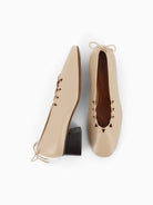 Socque-Paris-Escarpin-Moune-Cuir-Biscuit-Top
