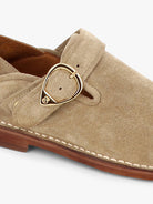 Socque-Paris-Lucca-Daim-Taupe-Mule-Detail