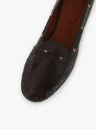 Socque-Paris-Mocassin-Como-Chocolat-Top-Detail