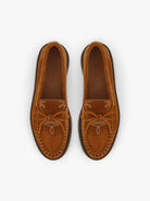 Socque-Paris-Mocassin-Indien-Daim-Camel-Ajoure-Vue-Top