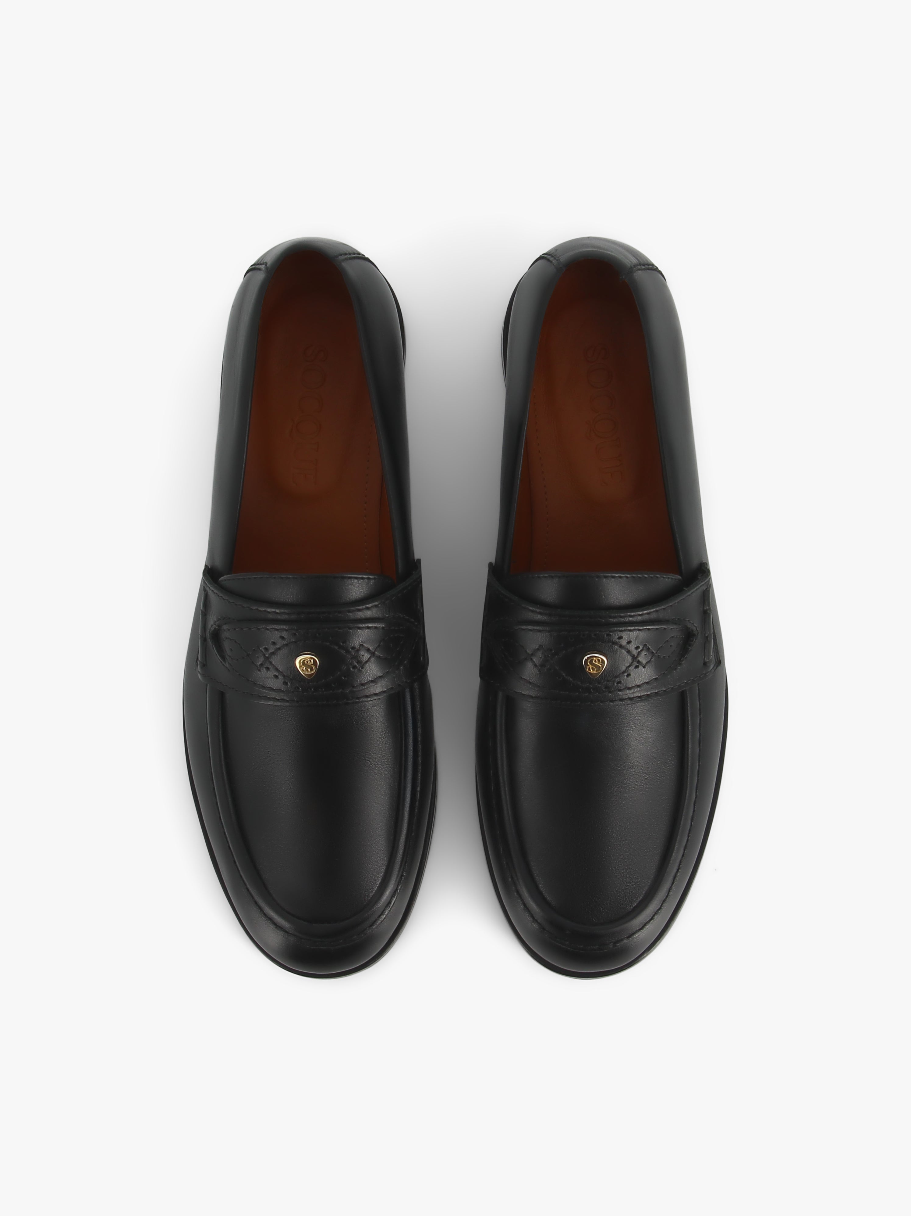 Socque-Paris-Mocassin-Ringo-Cuir-Noir-Top