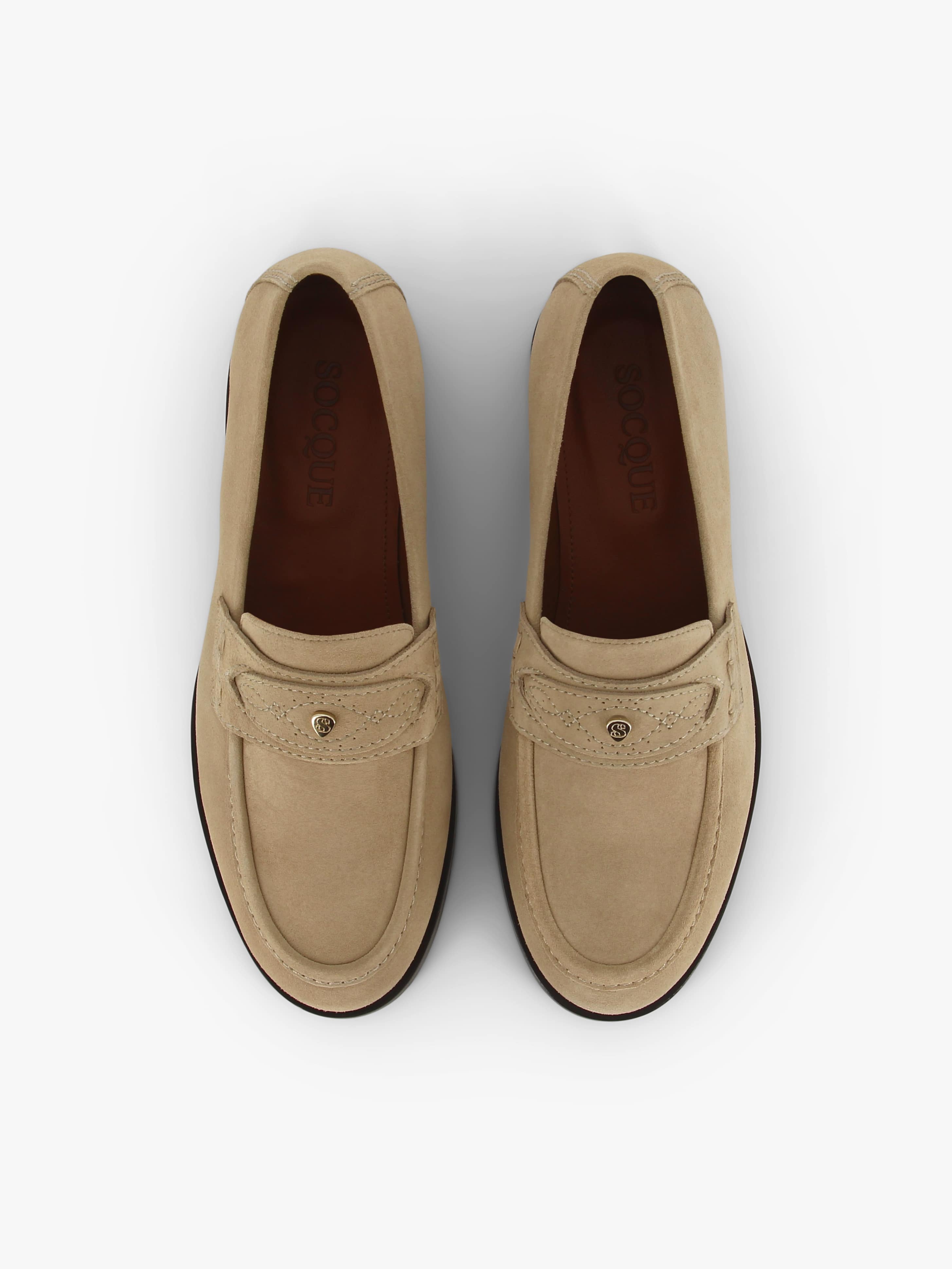 Socque-Paris-Mocassin-Ringo-Taupe-Top