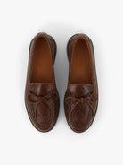 Socque-Paris-Mocassin-Totem-Cuir-Python-Vue-Top