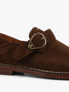 Socque-Paris-Mule-Lucca-Daim-Chocolat-Close-Up-Detail