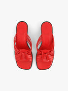 Socque-Paris-Sandale-Janis-Cuir-Rouge-Vue-Top