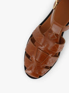 Socque-Paris-Sandales-Fisherman-Ponza-Cuir-Camel-Top-Detail