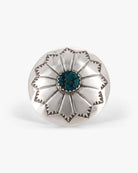 Socque-Paris-x-Harpo-Bague-De-Foulard-Argent-Turquoise
