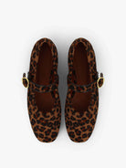 Socque-ballerine-plate-Ginger-leopard-vue-top