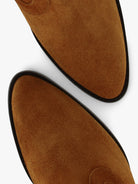 Socque-botte-santiag-dakota-miel-daim-camel-talon-top-vue