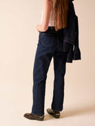 Socque-bottine-chelsea-Clyde-polido-marron-portee