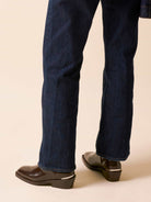 Socque-bottine-chelsea-Clyde-polido-marron-portee