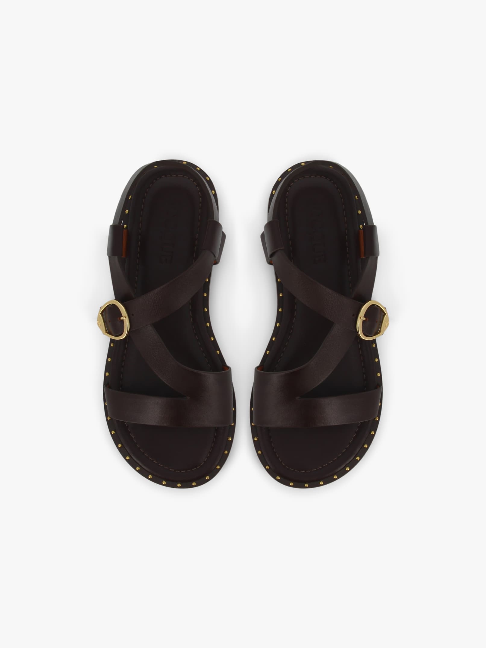 socque-paris-sandale-hydra-chocolat-vue-top